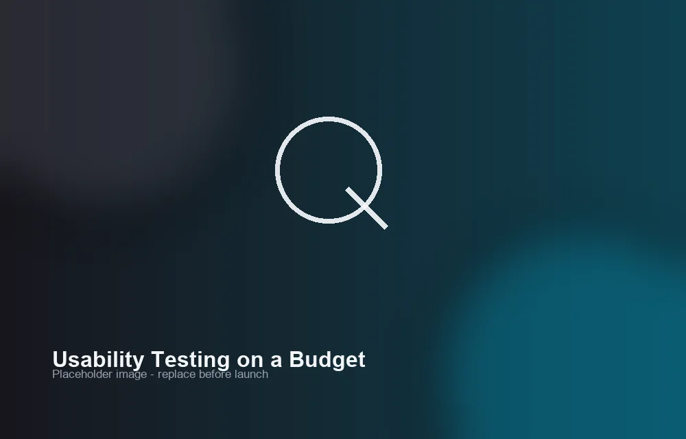 Usability testing session with a participant