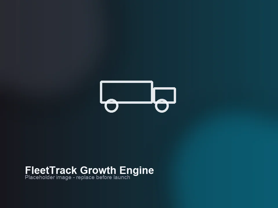 FleetTrack logistics dashboard and SEO growth