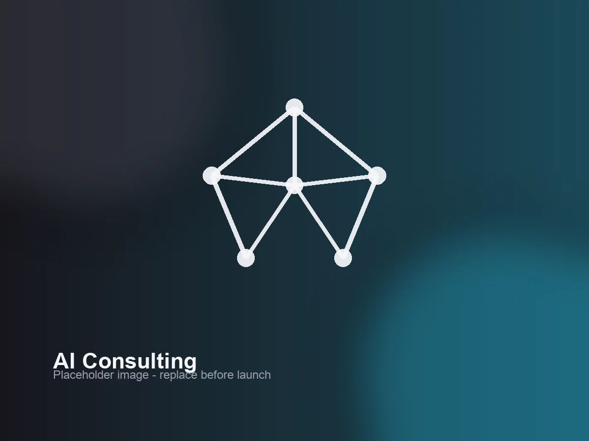 AI consulting dashboard showing model performance metrics